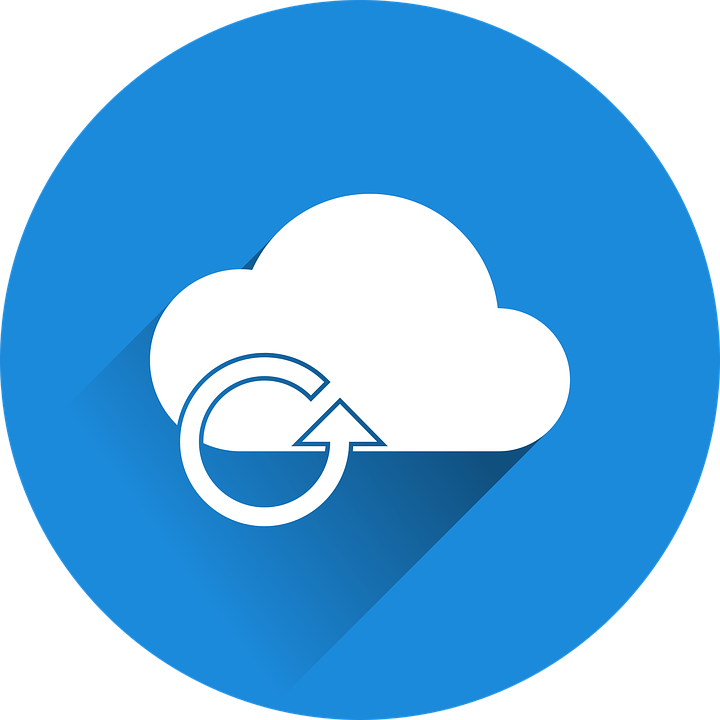 An icon representing the internet cloud with a loop icon over it.