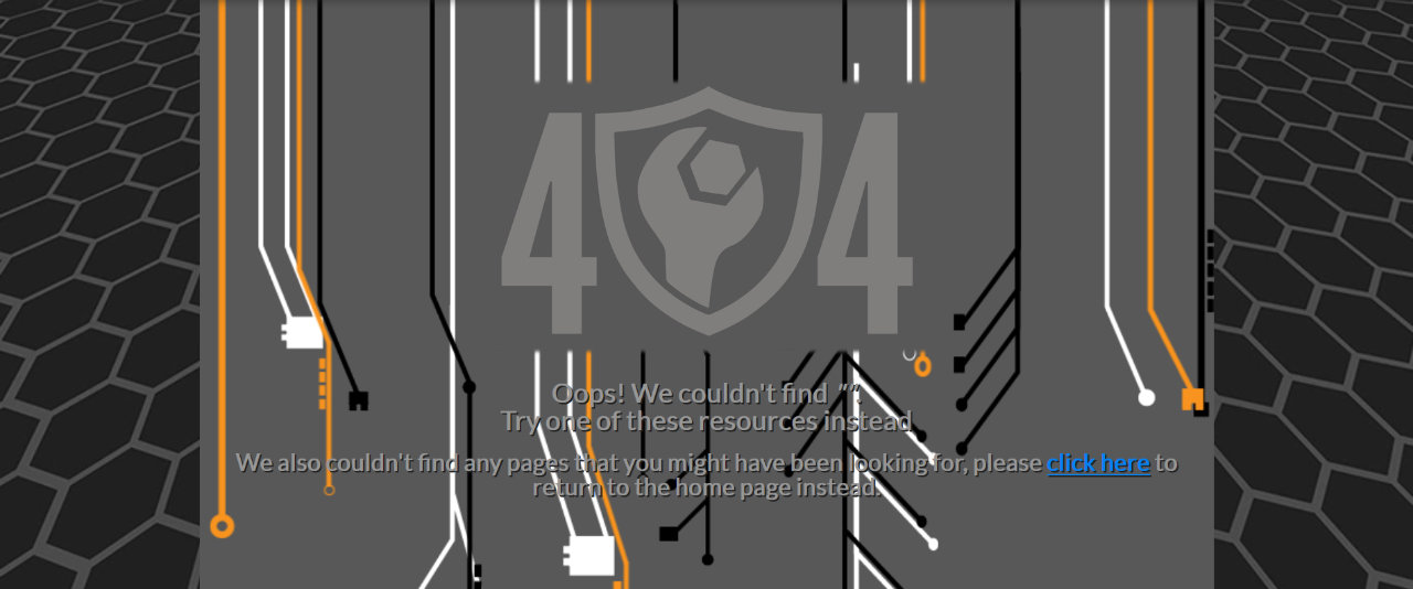 The Armor Techs 404 Page
