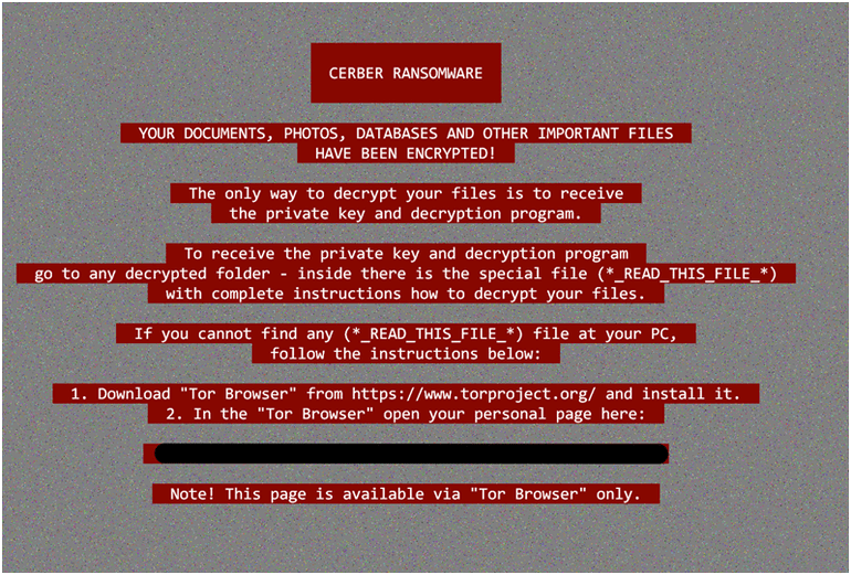 Cerber Ransomware